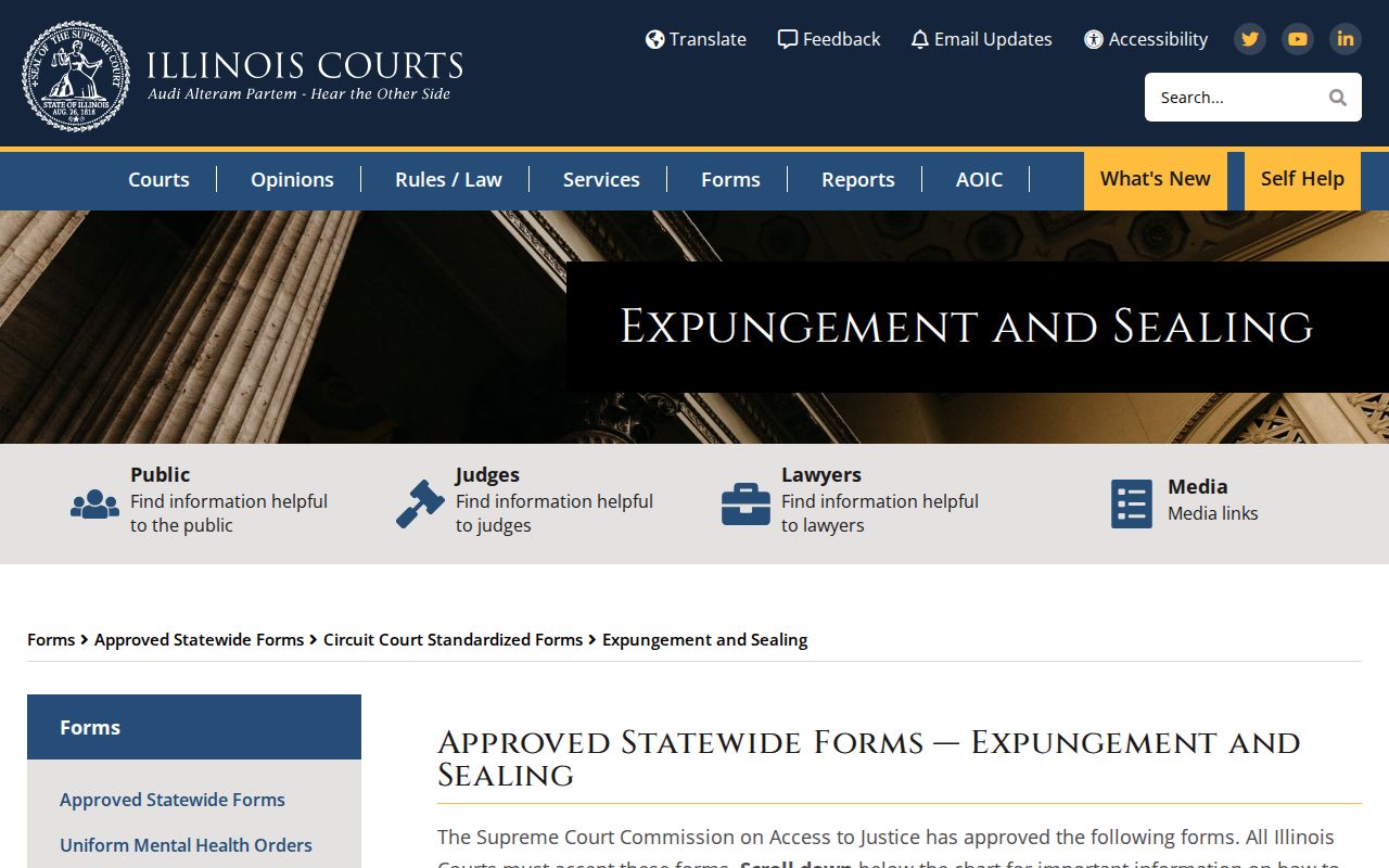 Clay County criminal record expungement and sealing forms
